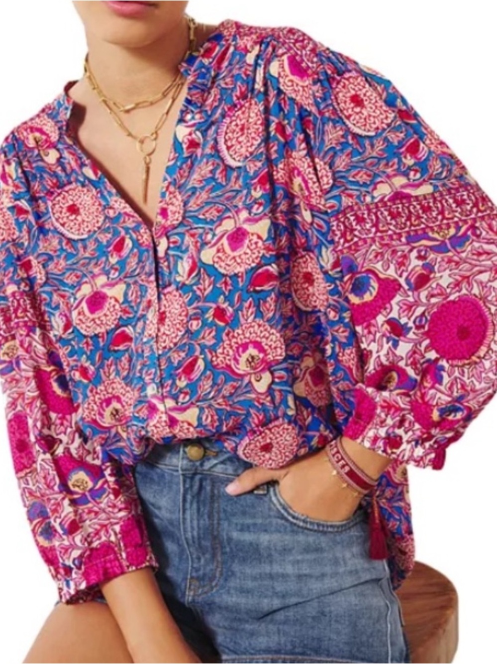 ba&sh VLAD floral top